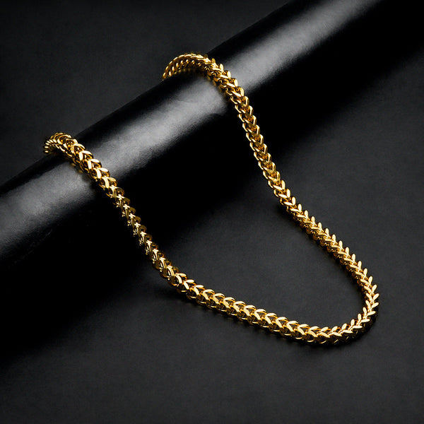 7mm FlexGold Square Wheat chain -318L