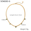 Five Mini Diamond Necklace