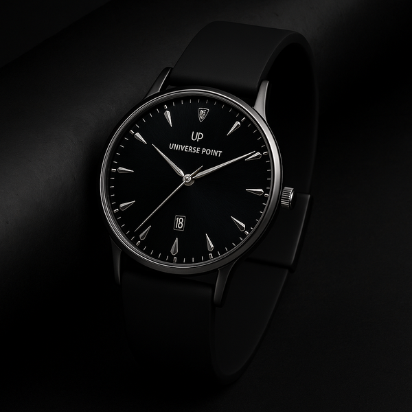 Universe Point Black Dial Watch